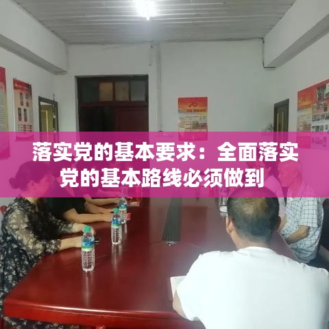 落實(shí)黨的基本要求：全面落實(shí)黨的基本路線必須做到 