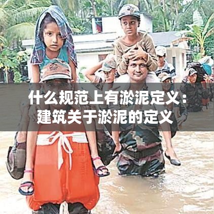 什么規(guī)范上有淤泥定義：建筑關于淤泥的定義 