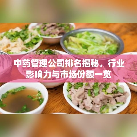 中藥管理公司排名揭秘，行業(yè)影響力與市場份額一覽