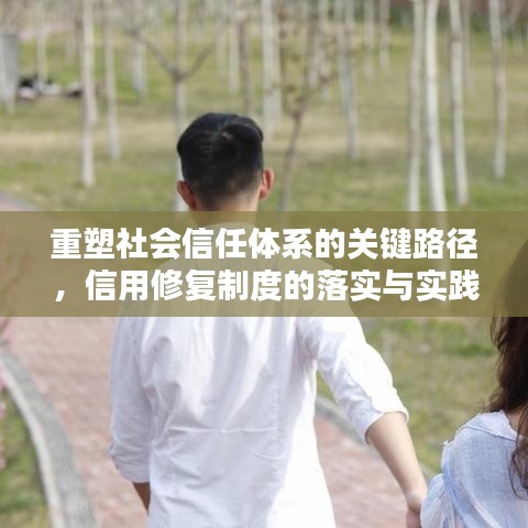 重塑社會信任體系的關(guān)鍵路徑，信用修復制度的落實與實踐