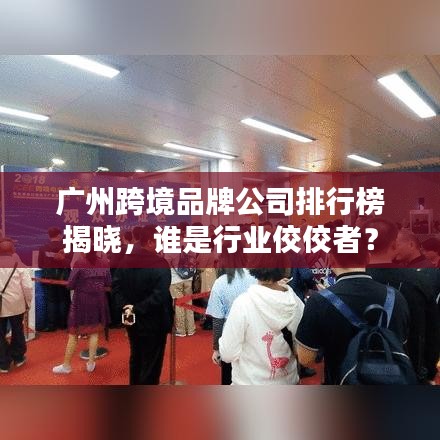 廣州跨境品牌公司排行榜揭曉，誰(shuí)是行業(yè)佼佼者？