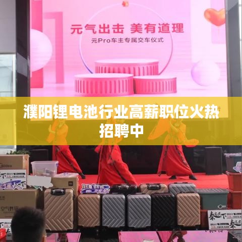 濮陽鋰電池行業(yè)高薪職位火熱招聘中