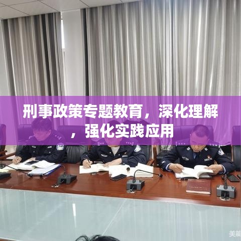 刑事政策專題教育，深化理解，強(qiáng)化實(shí)踐應(yīng)用